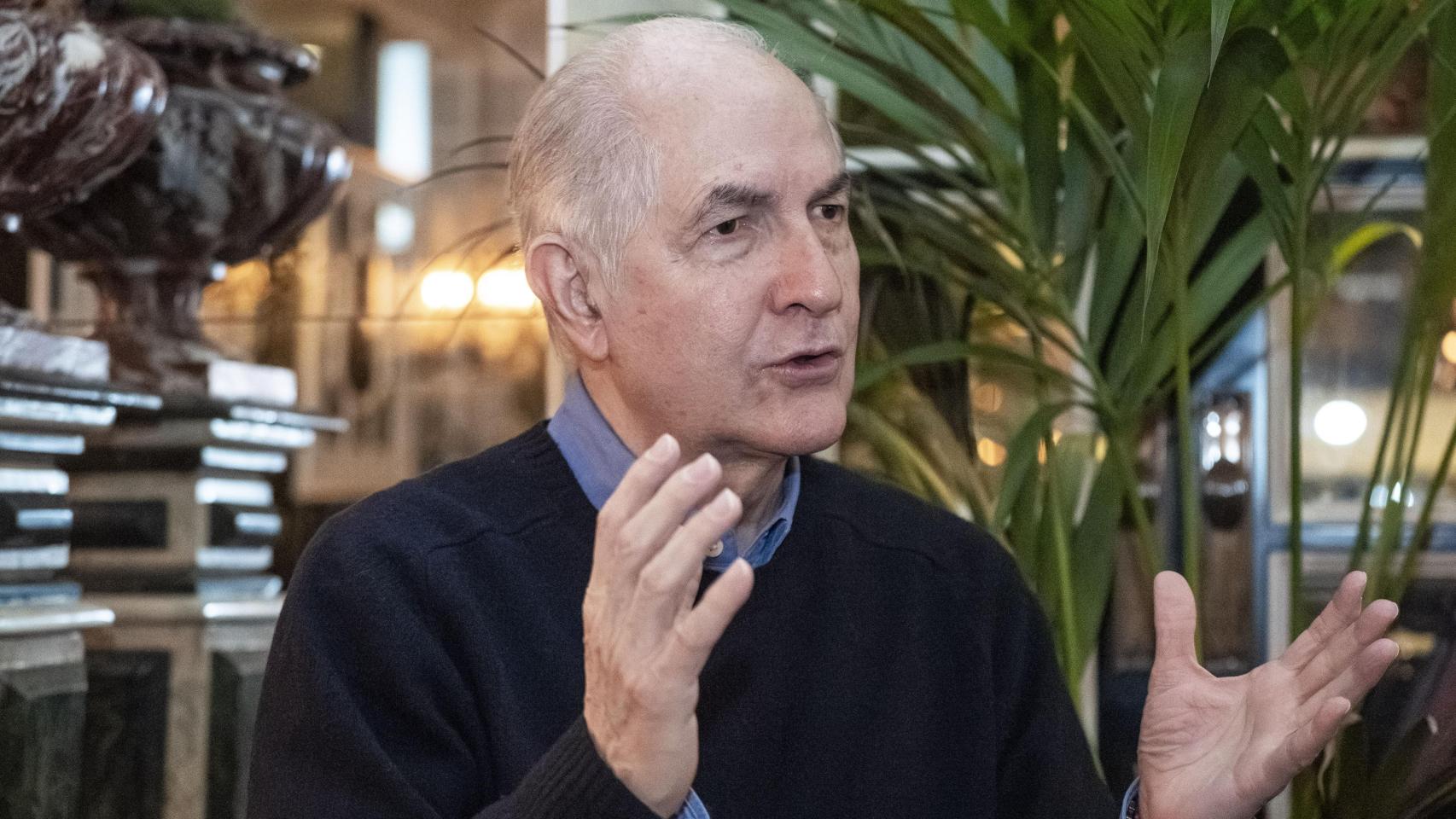 Antonio Ledezma, líder democrático venezolano exiliado en España, entrevistado por EL ESPAÑOL.