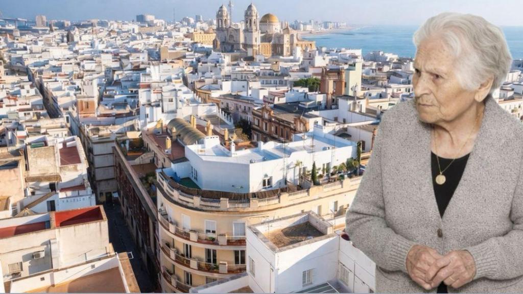 María, 87 años y 57 viviendo de alquiler en Cádiz, a punto de ser desahuciada.