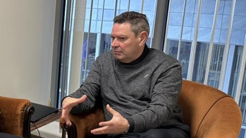 Demetrio Pérez, a la derecha de la imagen.