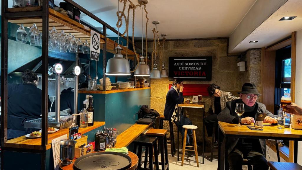 Interior de Pintxoteca, en Vigo