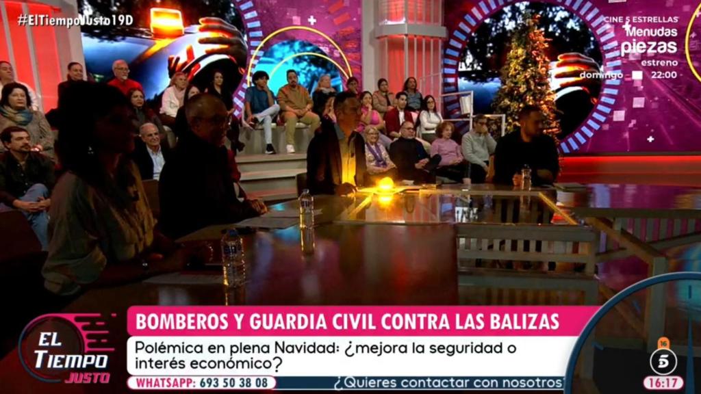 Plató de 'El tiempo justo'.