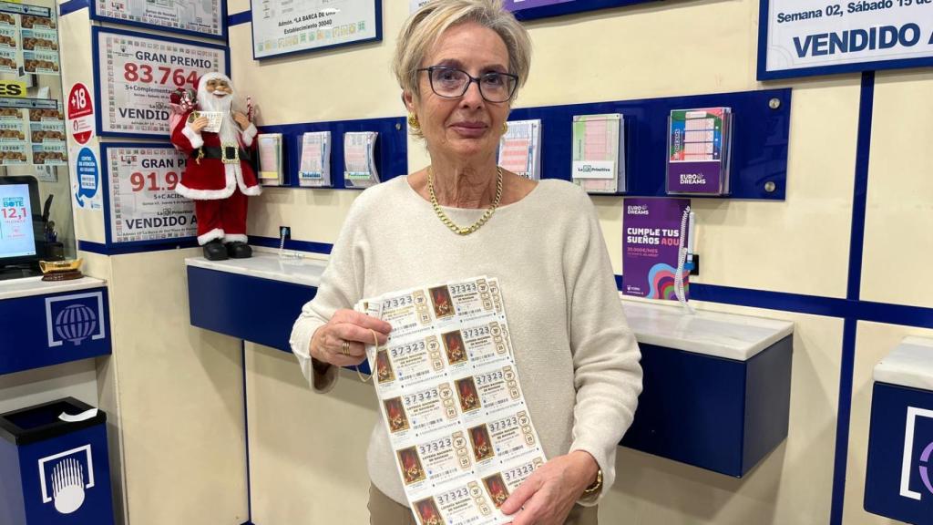 María José Barca, dueña de la administración 'La Barca de Oro'