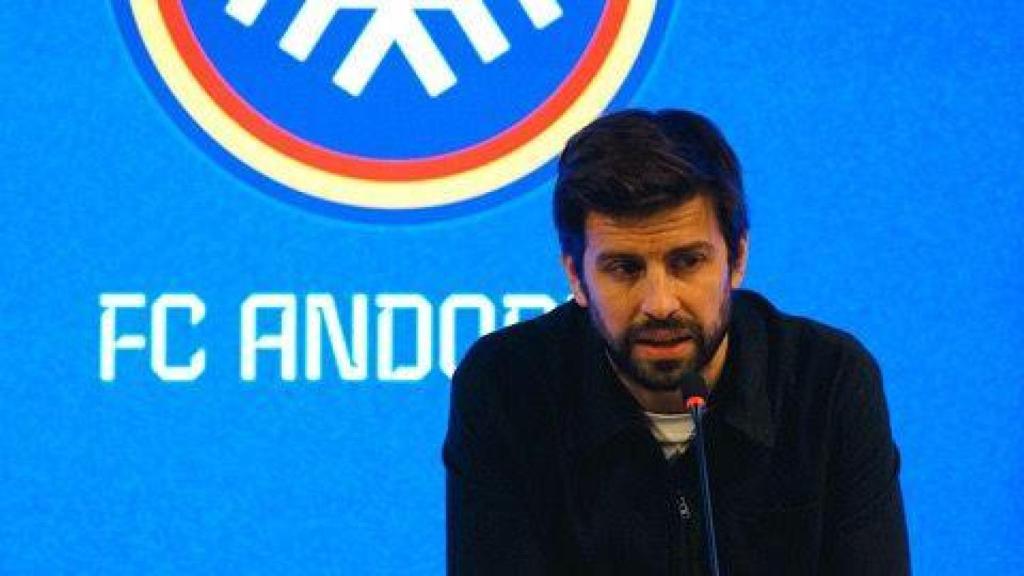 Gerard Piqué en una rueda de prensa