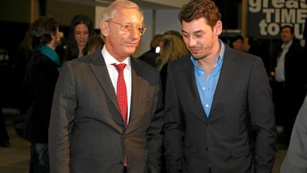 A la izquierda, Isak Andic, el fundador de Mango; a la derecha, su hijo Jonathan.