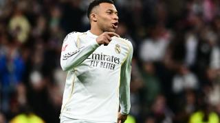 Mbappé celebra el gol marcado ante el Sevilla.