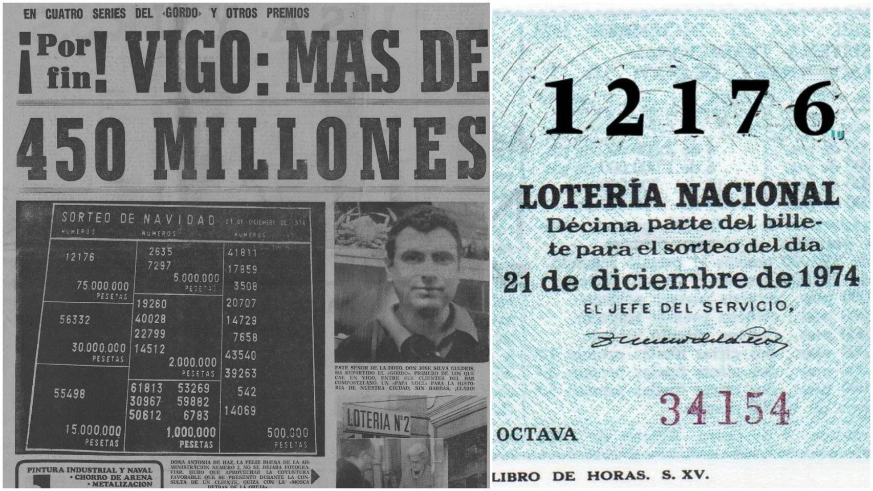 El Compostelano, barra libre y lluvia de millones: así fue el primer Gordo que cayó en Vigo