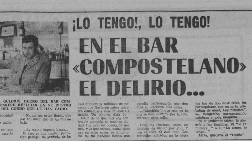 Página de El Pueblo Gallego.