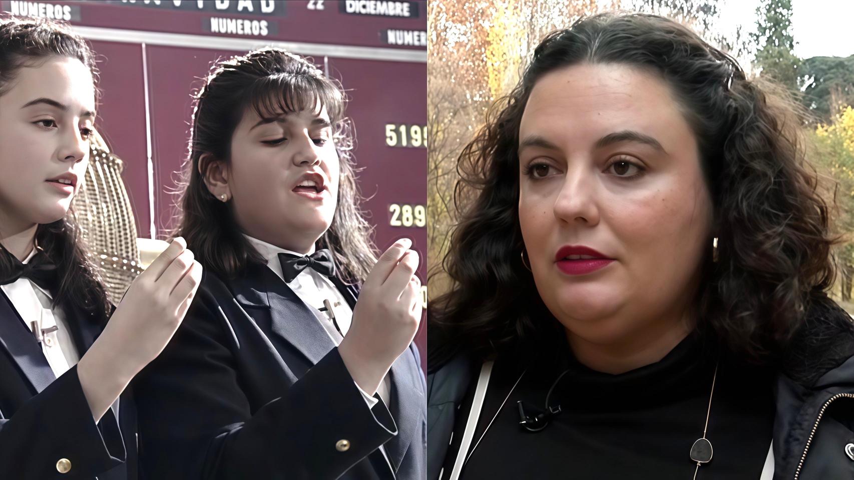 Leticia cantó el Gordo en el año 1995