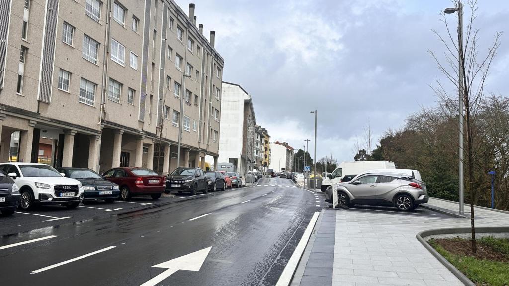 Calle Domingo Sierra en Vilaboa