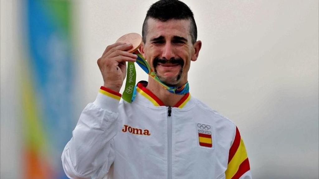 Carlos Coloma, tras ganar la medalla de bronce en Río 2016.