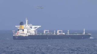Image of the tanker, flying the Panamanian flag, intercepted on Saturday December 20 in Caribbean waters.