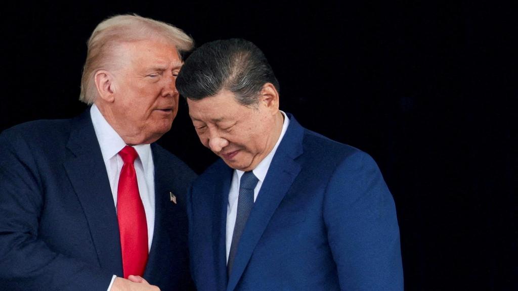 El presidente de Estados Unidos, Donald Trump, y el presidente chino, Xi Jinping