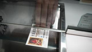 Stock image of the Christmas lottery.