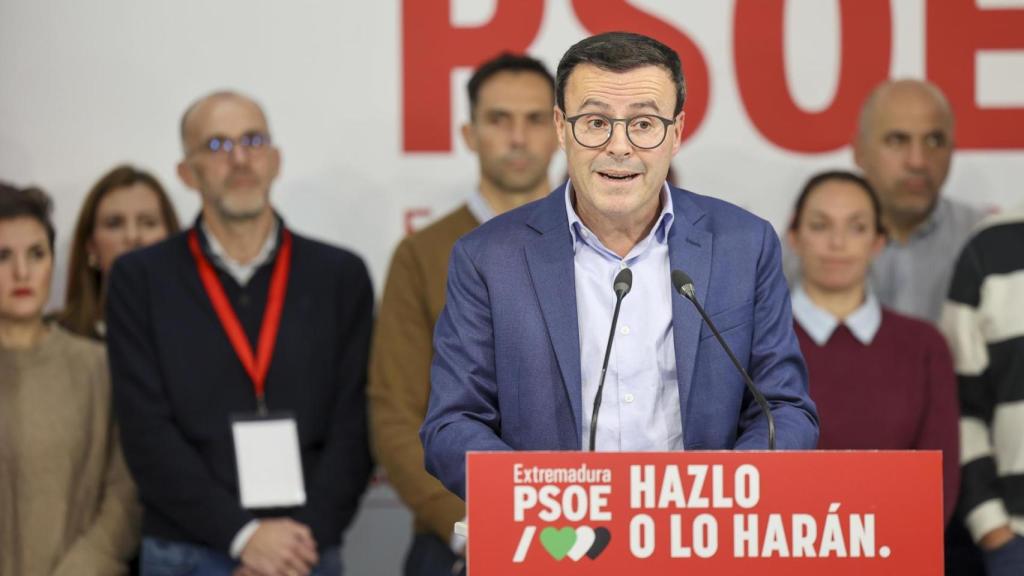 Miguel Ángel Gallardo, candidato del PSOE a las elecciones de Extremadura