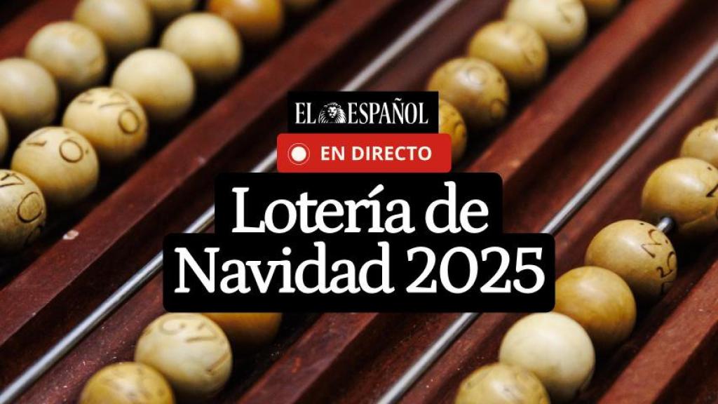 Imagen de los números de la Lotería de Navidad 2025.