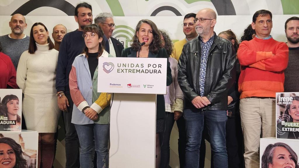La candidata de Podemos en Extremadura, Irene de Miguel