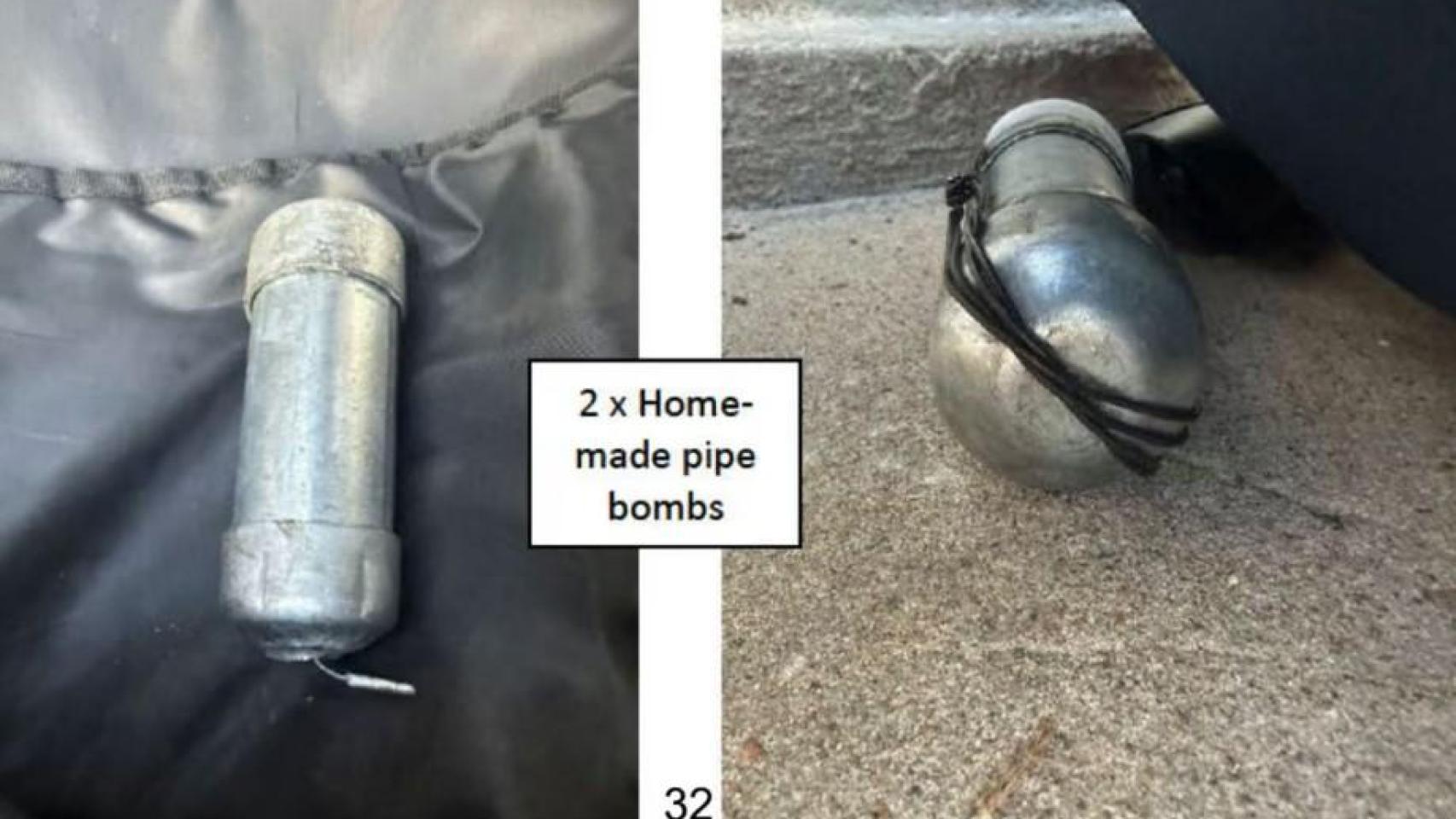 Dos bombas caseras encontradas sin detonar en la playa de Bondi.