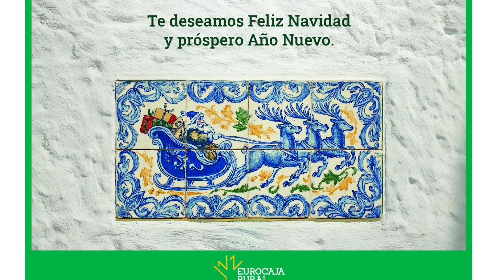 Felicitación navideña de Eurocaja Rural.