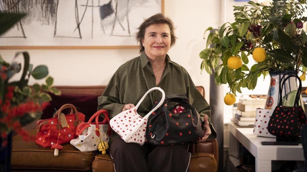 La creativa ante el objetivo.