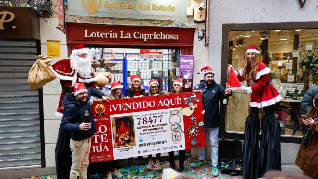 El cuatro premio recae en Toledo con diez décimos agraciados.