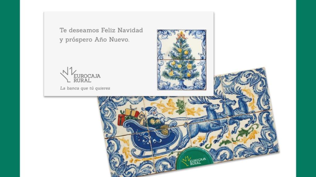Felicitación navideña de Eurocaja Rural.