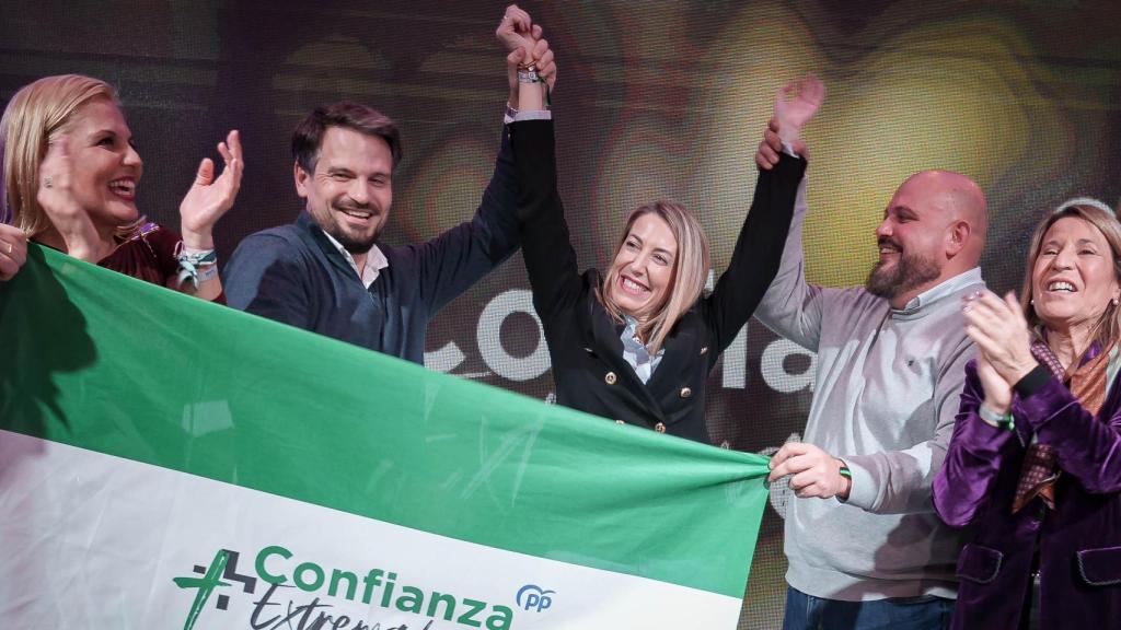 María Guardiola este domingo.