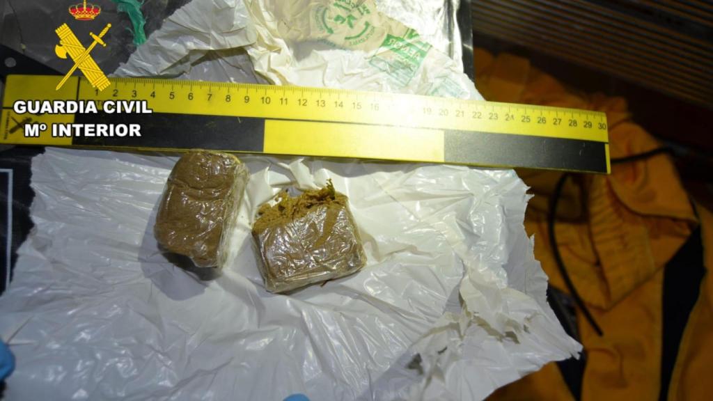 Droga encontrada dentro de la vivienda en Caspe