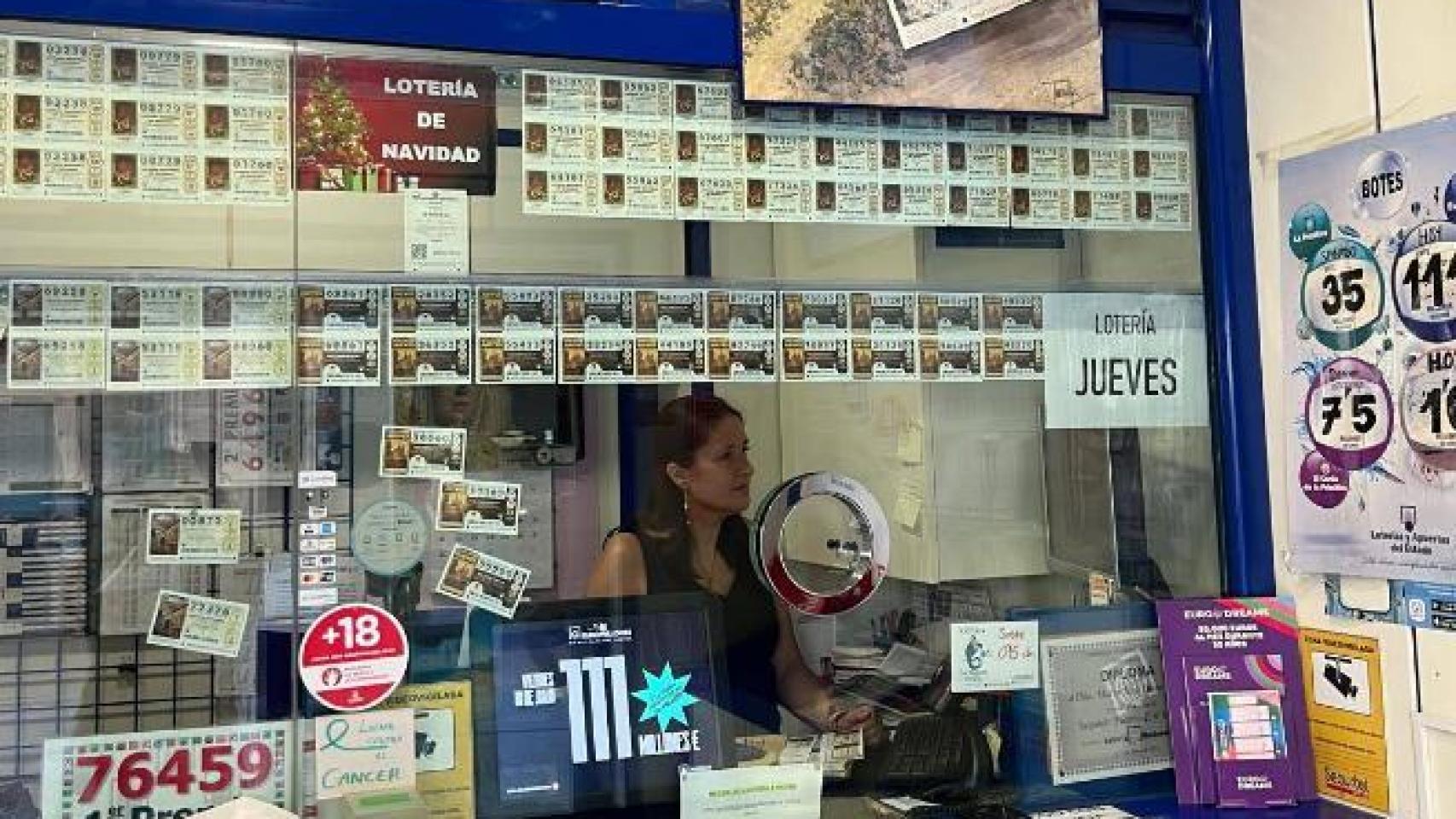 Administración de Loterías n1 de Cazorla, en Jaén.