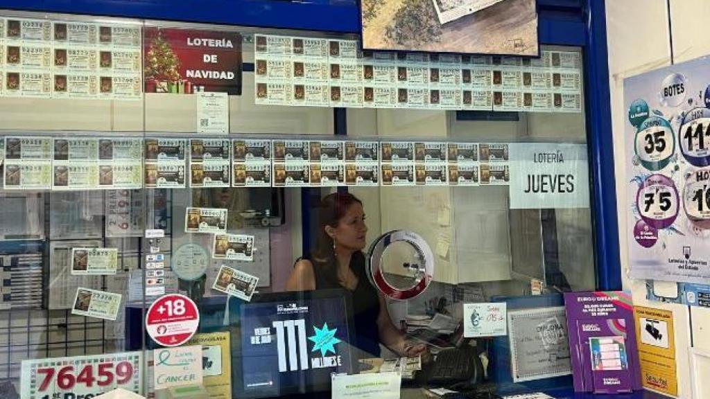 Administración de Loterías n1 de Cazorla, en Jaén.