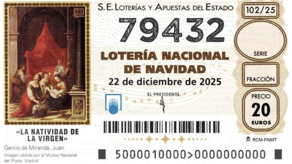 El 79432, el número de 'El Gordo' de Navidad