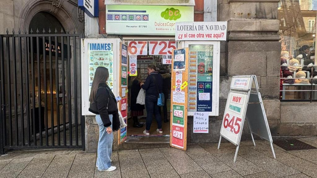 Administración de lotería de la Puerta del Sol, en Vigo
