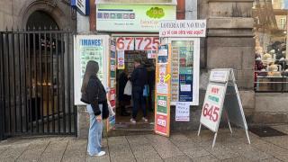 Administración de lotería de la Puerta del Sol, en Vigo