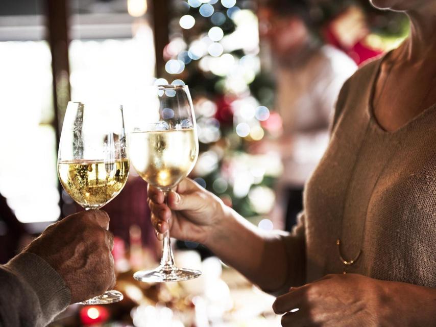 Vino blanco para los entrantes