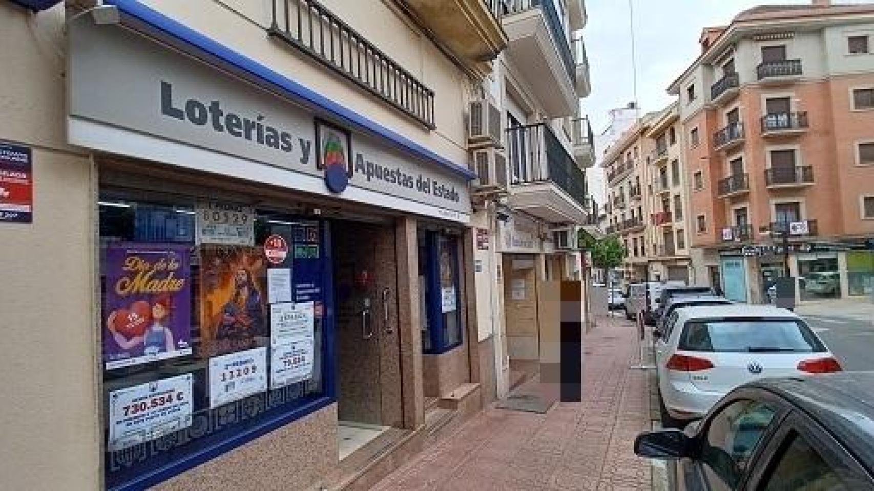 Administración de Jaén donde ha tocado parte del tercer premio.