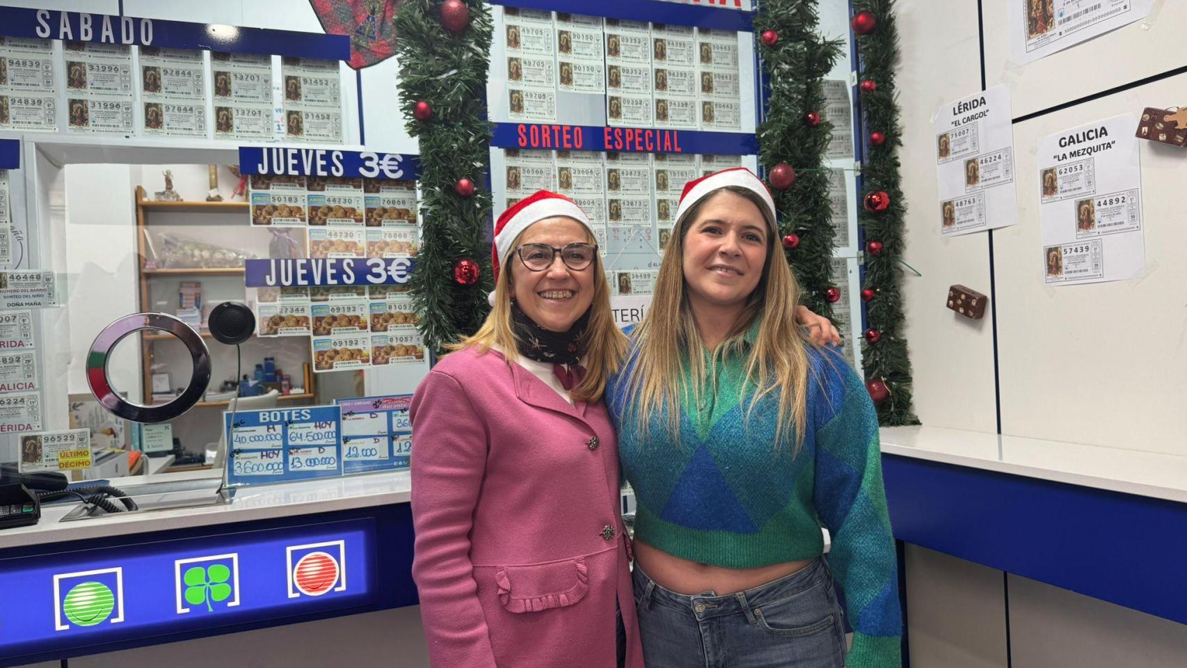 Esther y Esperanza, dueñas de la administración de la Calle Cádiz, Zaragoza.