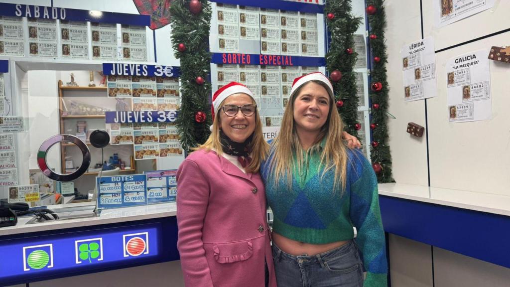 Esther y Esperanza, dueñas de la administración de la Calle Cádiz, Zaragoza.