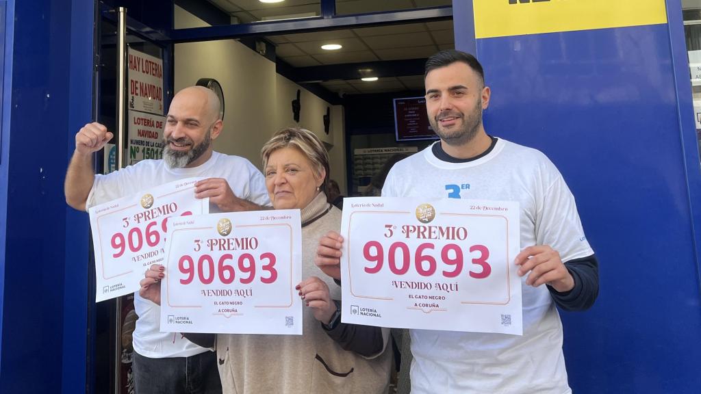 Empleados de El Gato Negro que ha repartido 200.000 euros