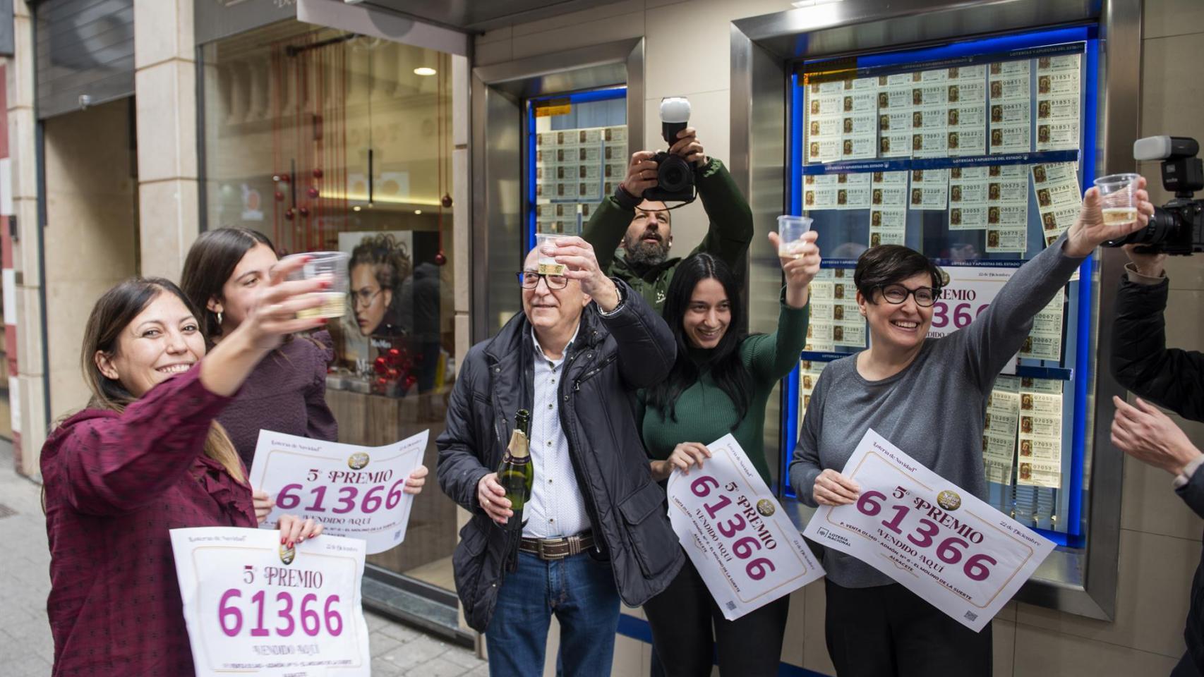 Celebración en 'El Molino de la Suerte' de Albacete.