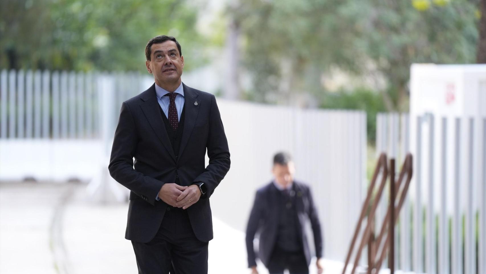 Juanma Moreno, presidente de la Junta de Andalucía.