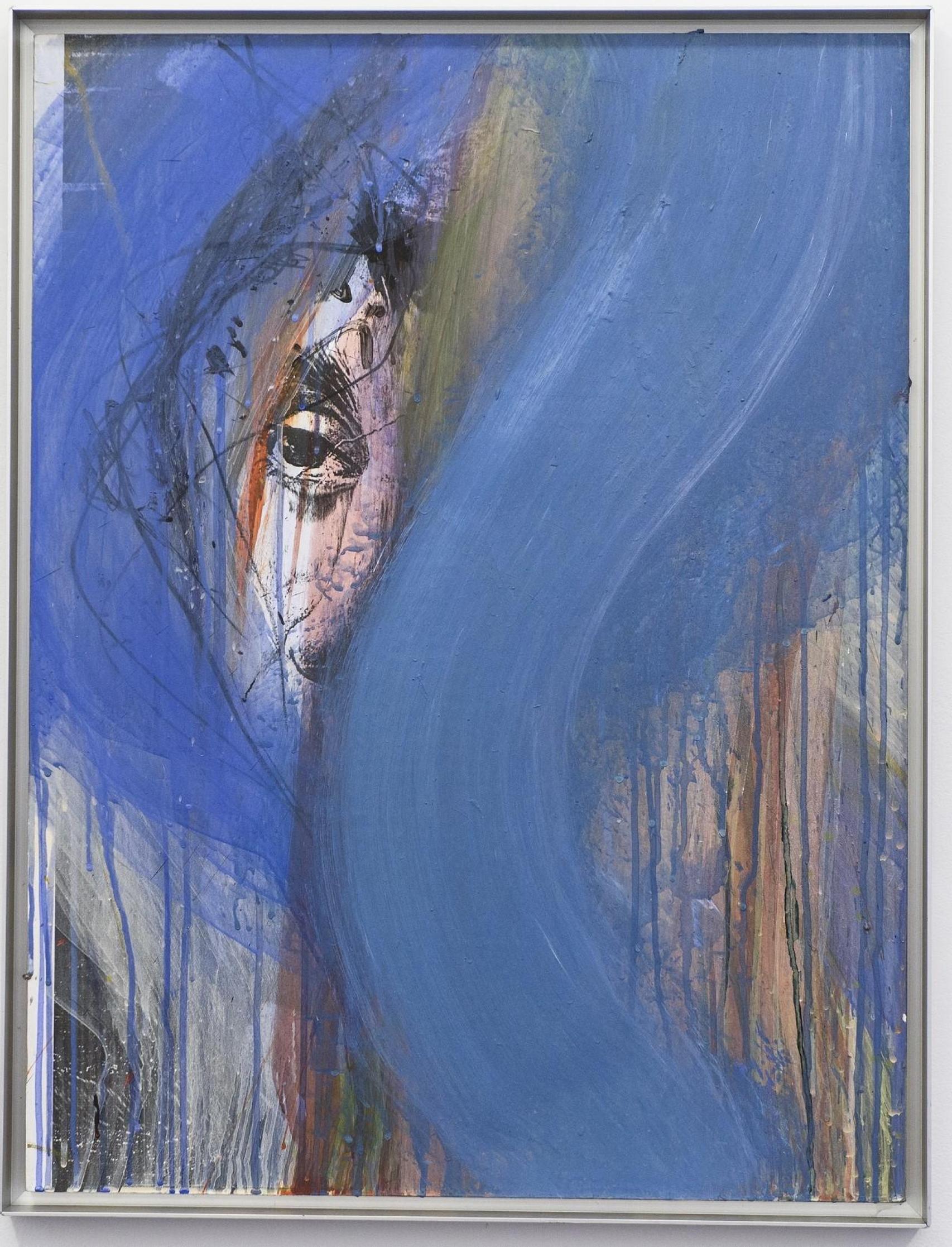 Untitled-Botticelli.1998, de Arnulf Rainer. Foto: Galería NF/ Nieves Fernandez