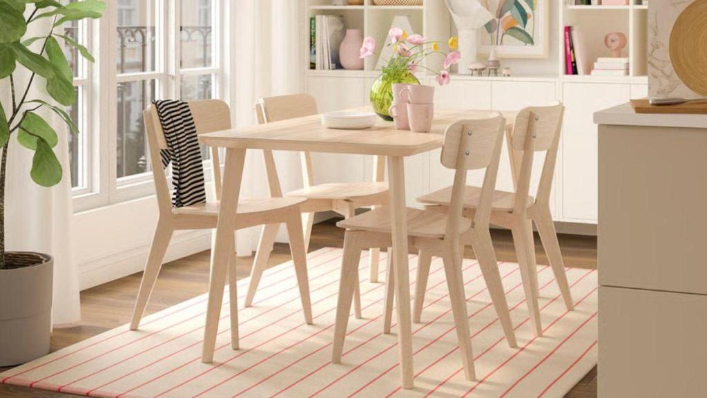 Esta es la mesa de Ikea más versátil: la puedes colocar en el salón, la cocina o una habitación infantil