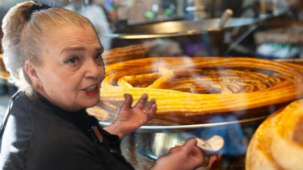 Magdalena, churrera en España.