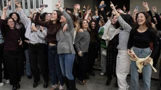 La fiesta en Vigo de los trabajadores de Bimba y Lola: Es un día irrepetible