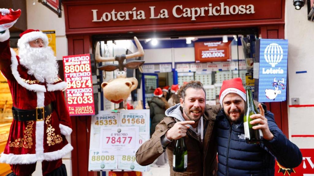 Administración de 'La Caprichosa' en Toledo, una de las más agraciadas este año en la región.