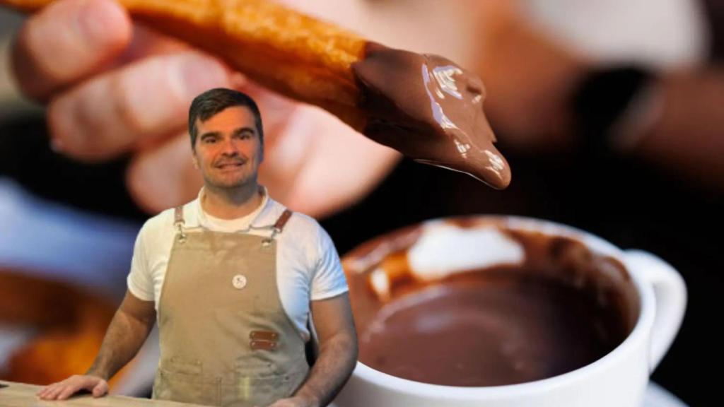 Josemaría, y un chocolate con churros.