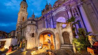 El belén de la plaza del Pilar.