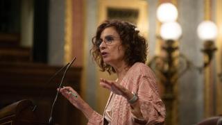 Imagen de María Jesús Montero durante una sesión plenaria en el Congreso.