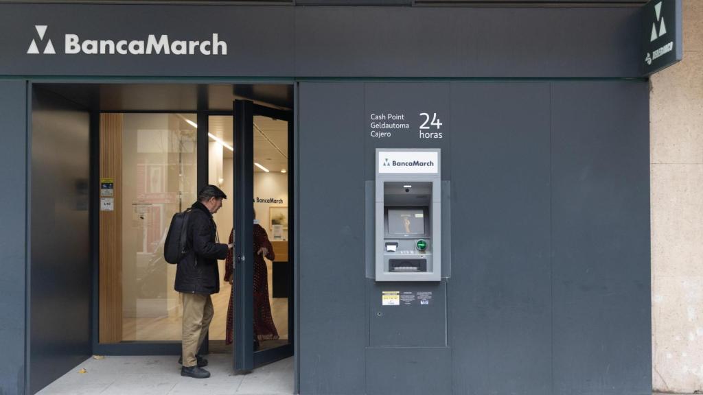 Una oficina de Banca March en Madrid.