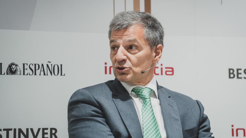 Ricardo Seixas (Bestinver), durante el transcurso de la mesa de debate.