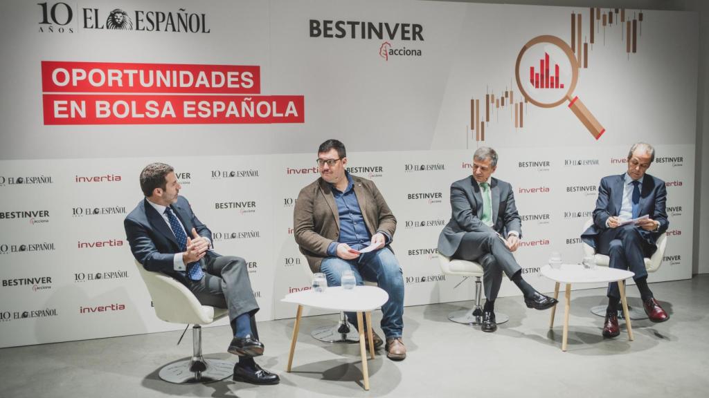 mesa de debate ‘Oportunidades en bolsa española’, organizada por EL ESPAÑOL-Invertia y Bestinver.